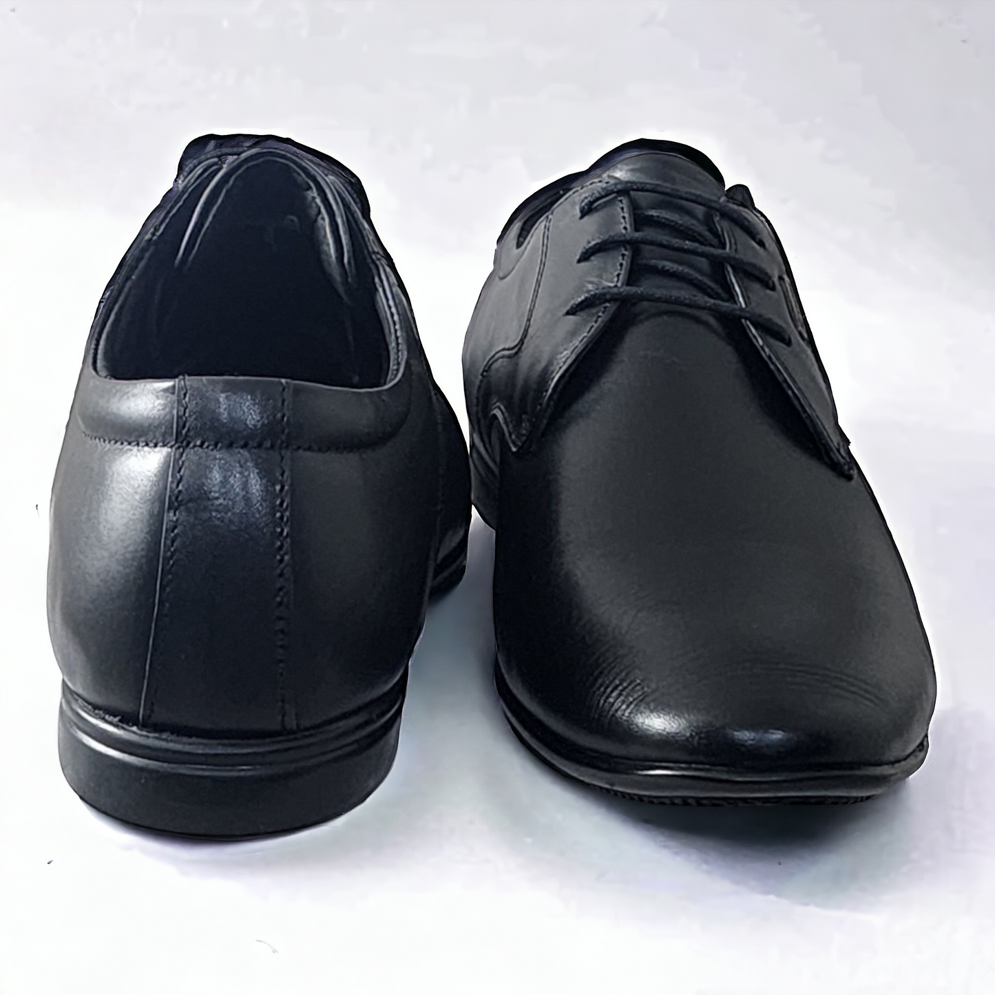 ZOOM S1481 BLACK Men's Casual Lace Up Leather Shoes