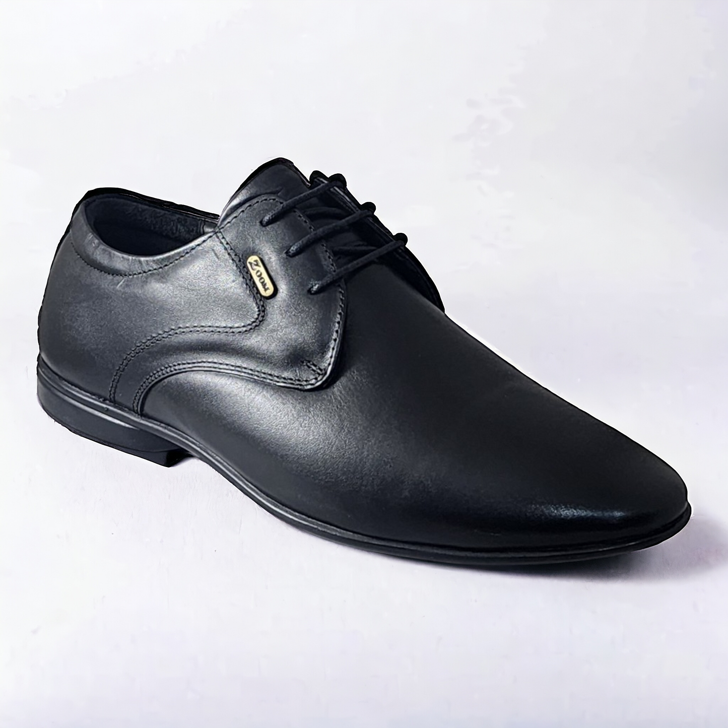 ZOOM S1481 BLACK Men's Casual Lace Up Leather Shoes