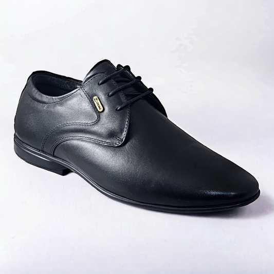 ZOOM S1481 BLACK Men's Casual Lace Up Leather Shoes