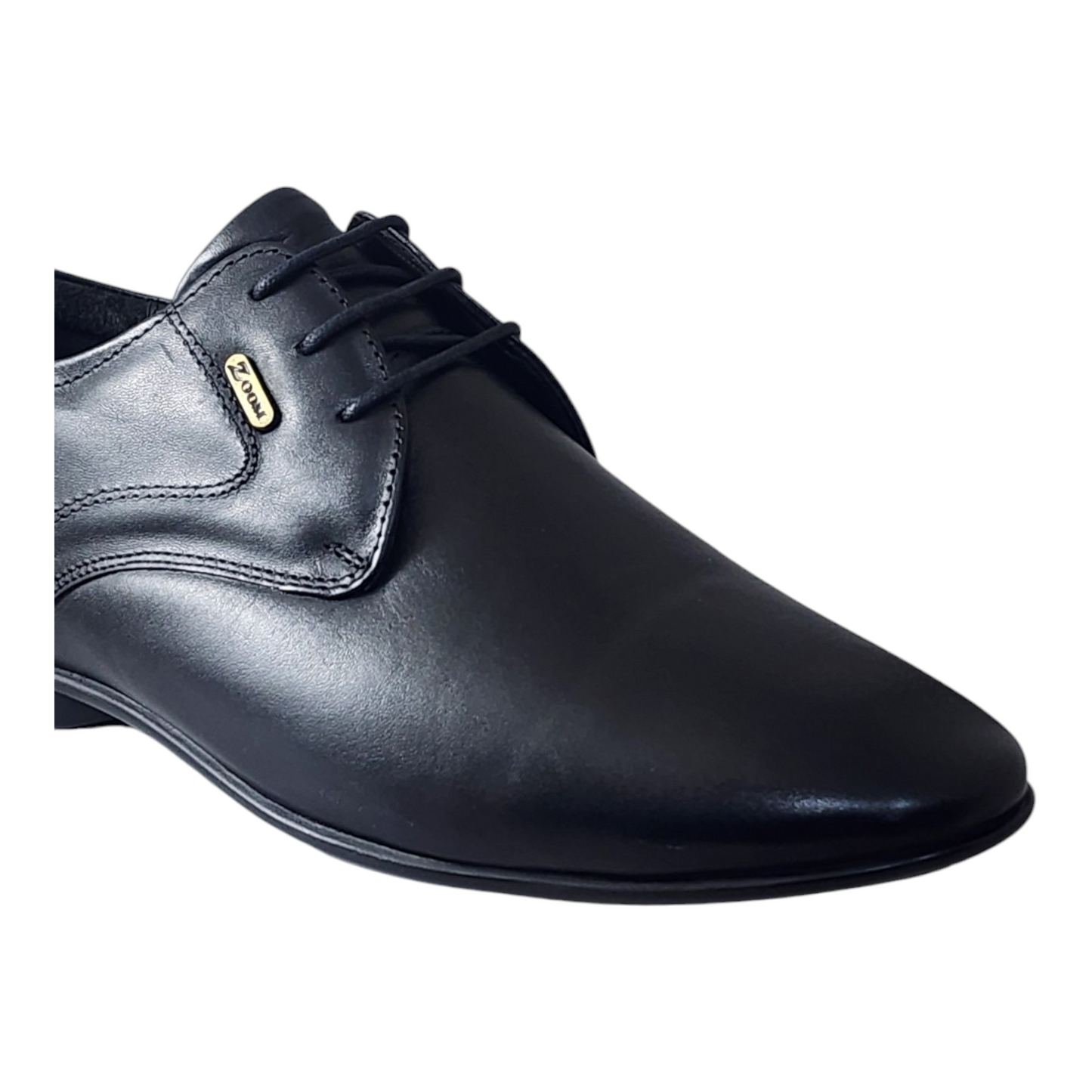 ZOOM S1481 BLACK Men's Casual Lace Up Leather Shoes