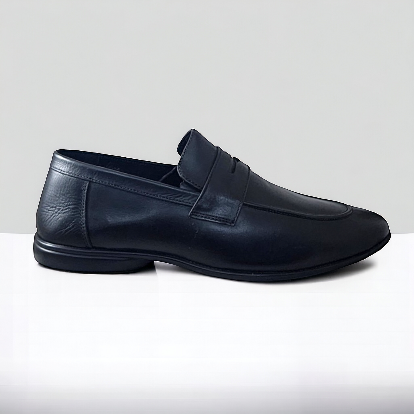 ZOOM S1441 BLACK Men's Loafers/Leather Shoes