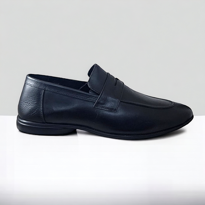 ZOOM S1441 BLACK Men's Loafers/Leather Shoes