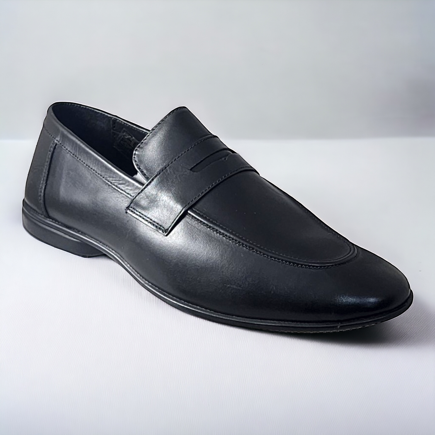 ZOOM S1441 BLACK Men's Loafers/Leather Shoes