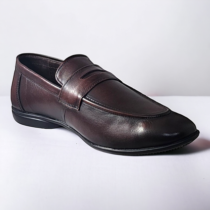 ZOOM S1441 BROWN Men's Loafers/Leather Shoes