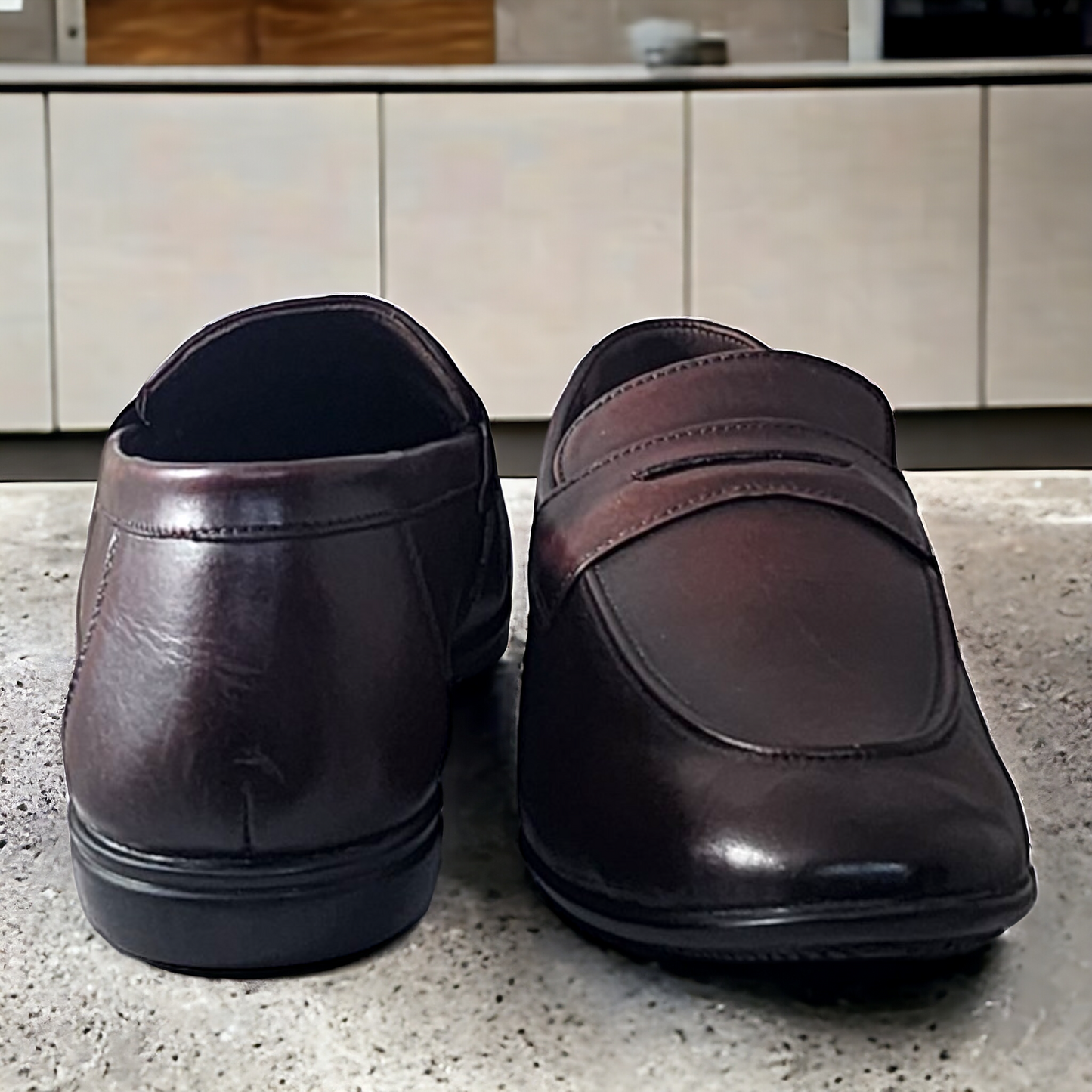 ZOOM S1441 BROWN Men's Loafers/Leather Shoes