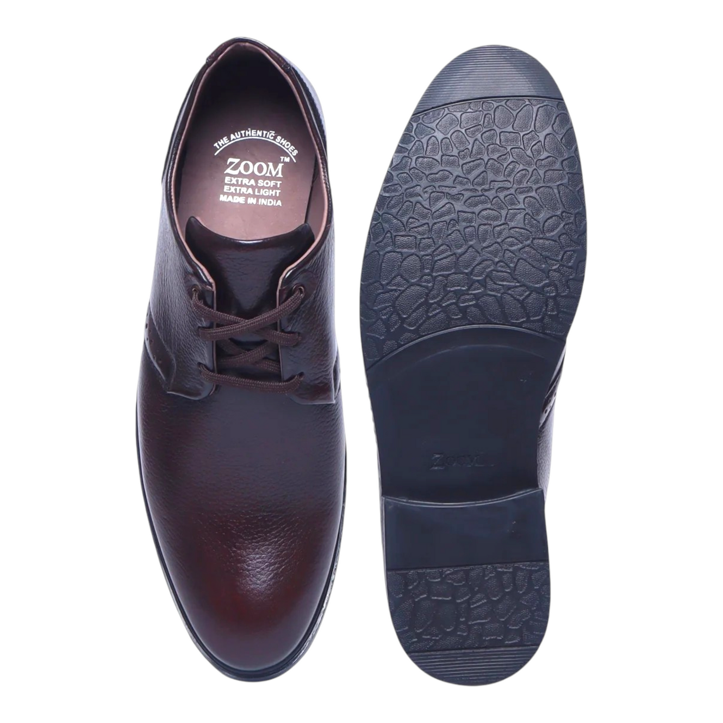 ZOOM B52 Brown Men's Casual Lace Up Leather Shoes