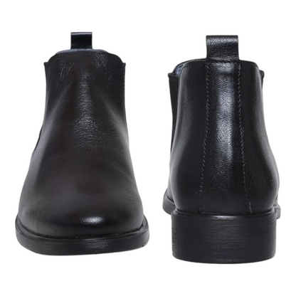 ZOOM BG13 BLACK Men's Chelsea Boots Leather Shoes
