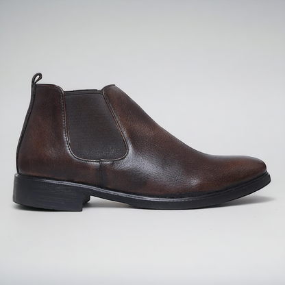 ZOOM BG13 BROWN Men's Chelsea Boots Leather Shoes