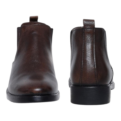 ZOOM BG13 BROWN Men's Chelsea Boots Leather Shoes