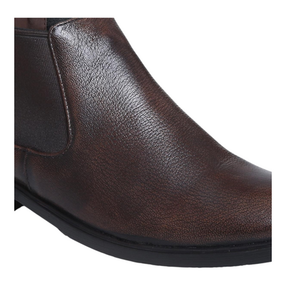 ZOOM BG13 BROWN Men's Chelsea Boots Leather Shoes