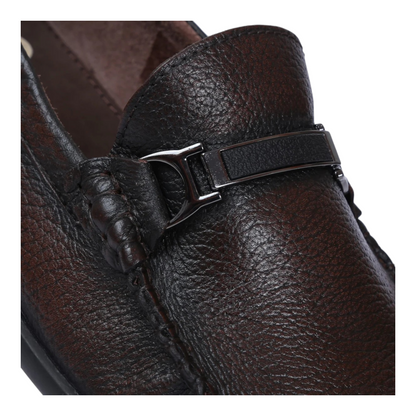 ZOOM D1325 BROWN Men's Loafers/Leather Shoes