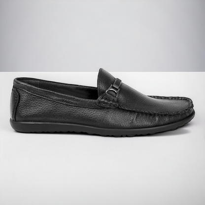 ZOOM D1325 BLACK Men's Loafers/Leather Shoes