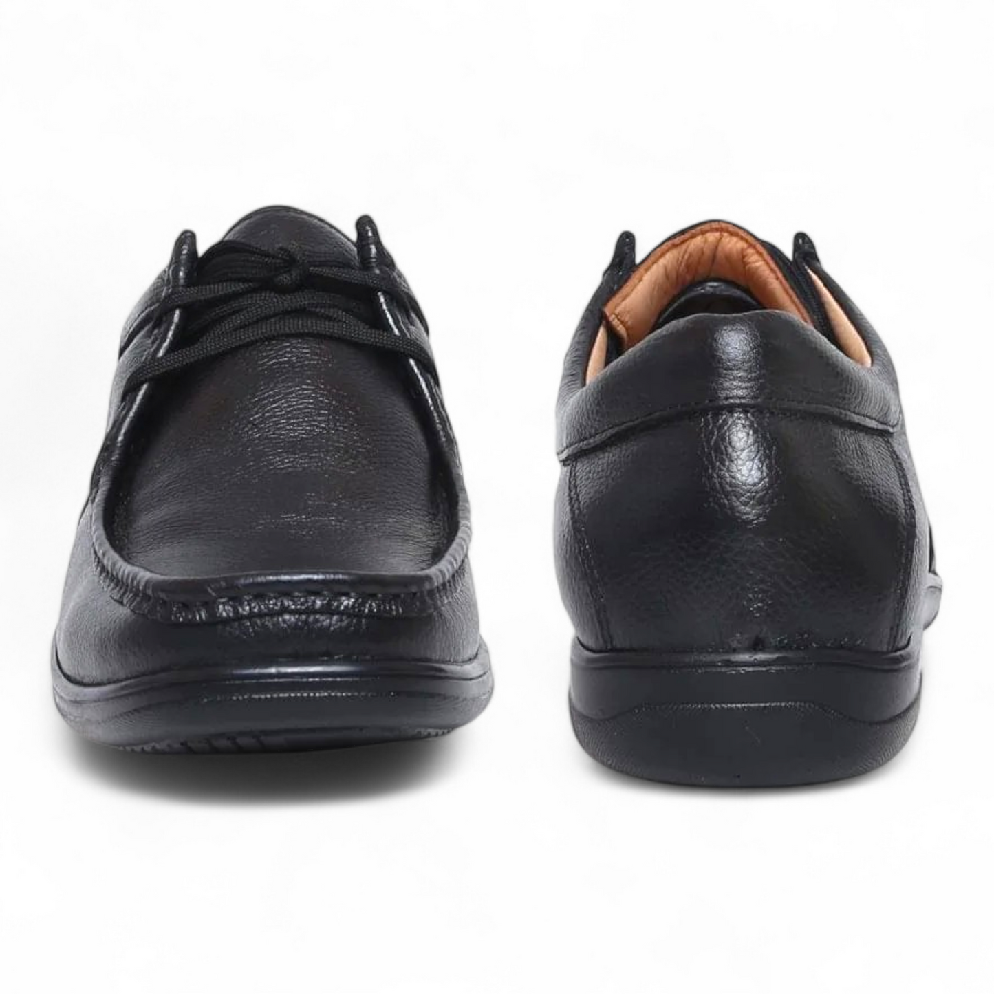 ZOOM D2570 BLACK Men's Casual Lace Up Leather Shoes