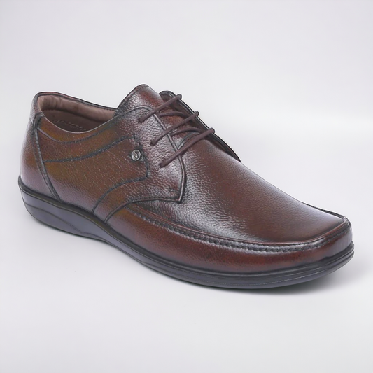 ZOOM D3151 BROWN Men's Casual Lace Up Leather Shoes