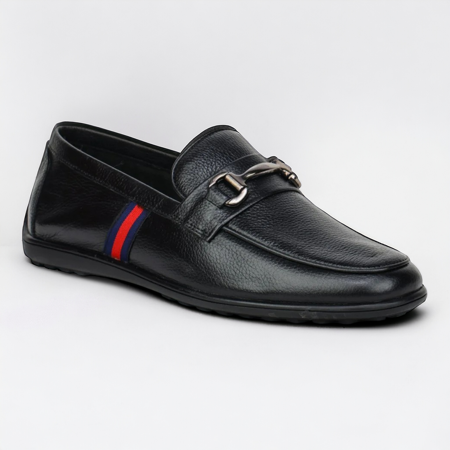 ZOOM D9845 BLACK Men's Loafers/Leather Shoes