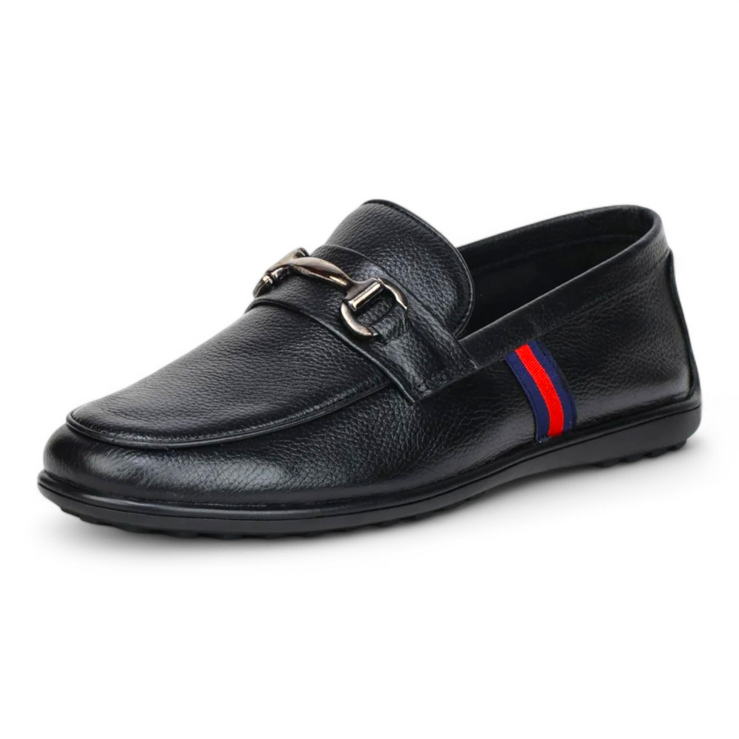 ZOOM D9845 BLACK Men's Loafers/Leather Shoes