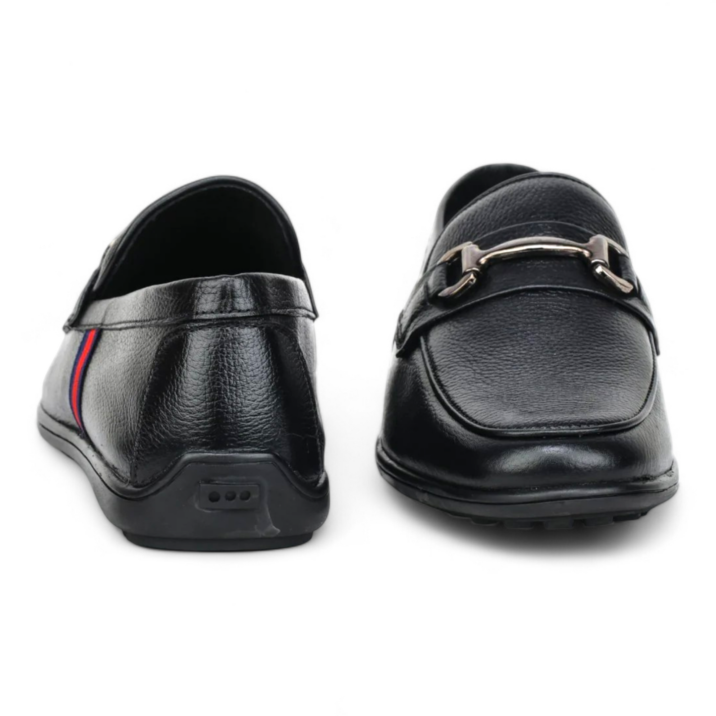 ZOOM D9845 BLACK Men's Loafers/Leather Shoes