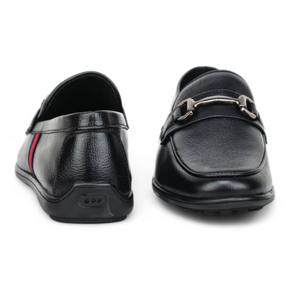 ZOOM D9845 BLACK Men's Loafers/Leather Shoes