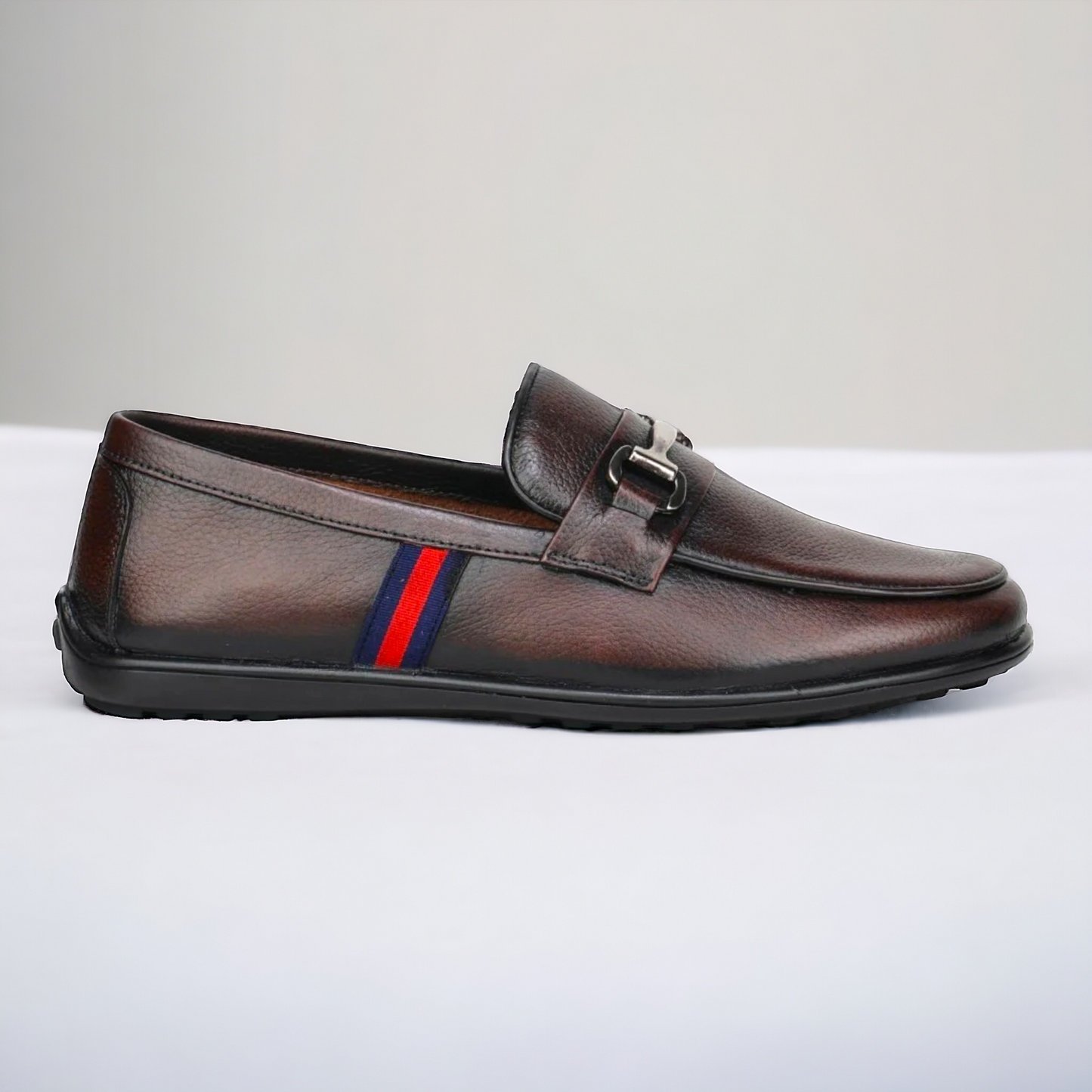 ZOOM D9845 BROWN Men's Loafers/Leather Shoes