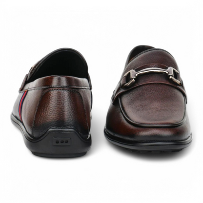 ZOOM D9845 BROWN Men's Loafers/Leather Shoes