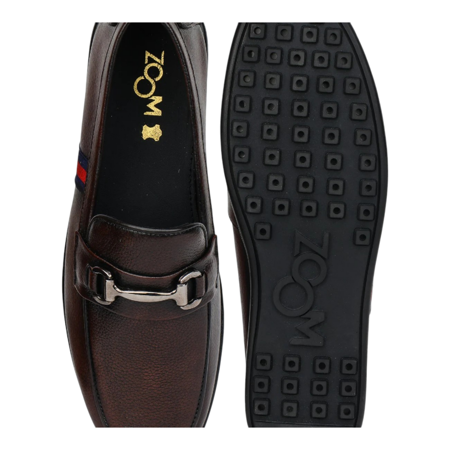 ZOOM D9845 BROWN Men's Loafers/Leather Shoes