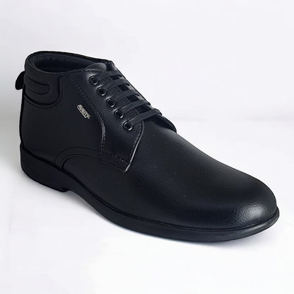 AVERY DL64 BLACK High Ankle Men's Casual Lace Up Shoes