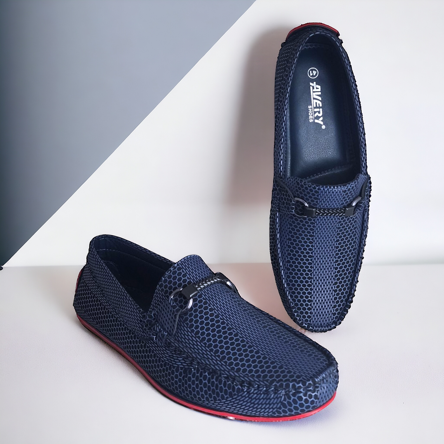 AVERY MR12 BLUE Men's Loafers Shoes