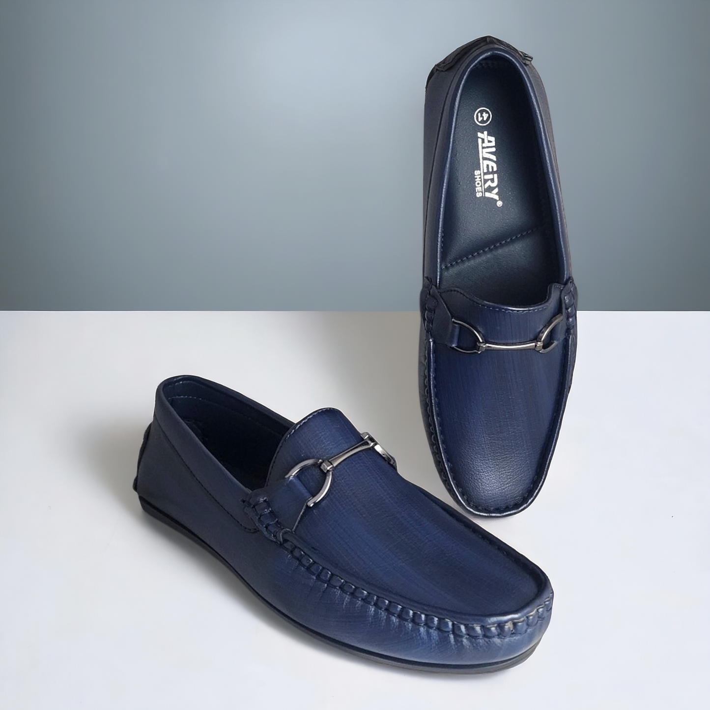 AVERY MR33 BLUE Men's Loafers Shoes