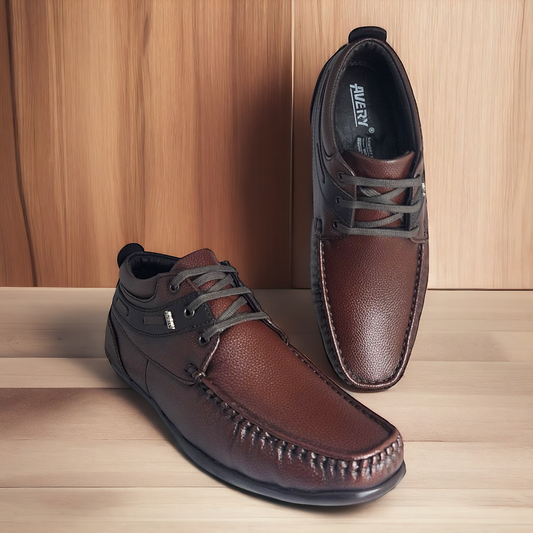 AVERY YL64 BROWN/PINE Men's Casual/Partyware Lace Up Shoes
