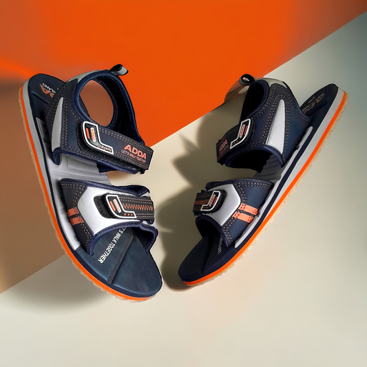 ADDA BRAVO NAVY/GREY Men's Sandals