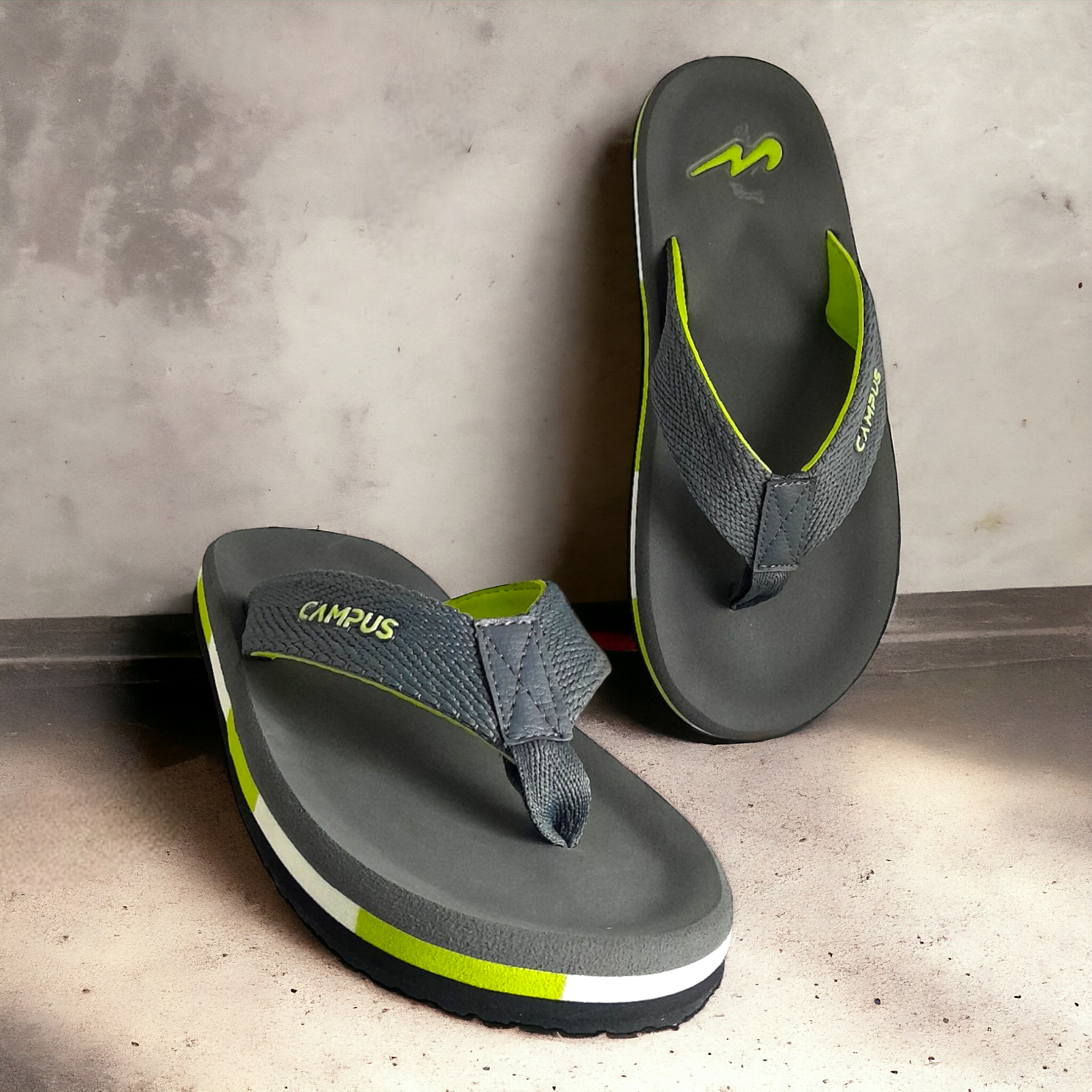 CAMPUS GC-1032 GREY Men's Slipper/Chapple/Flip flop – Citizen