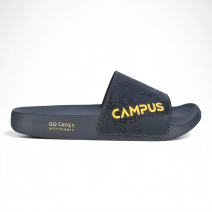 CAMPUS SL-437 GREY/MUSTARD Men's Flipflop/Slides/Slipper