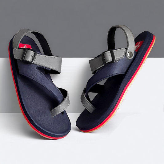 ADDA ROLEX43 NAVY/RED Men's Sandals