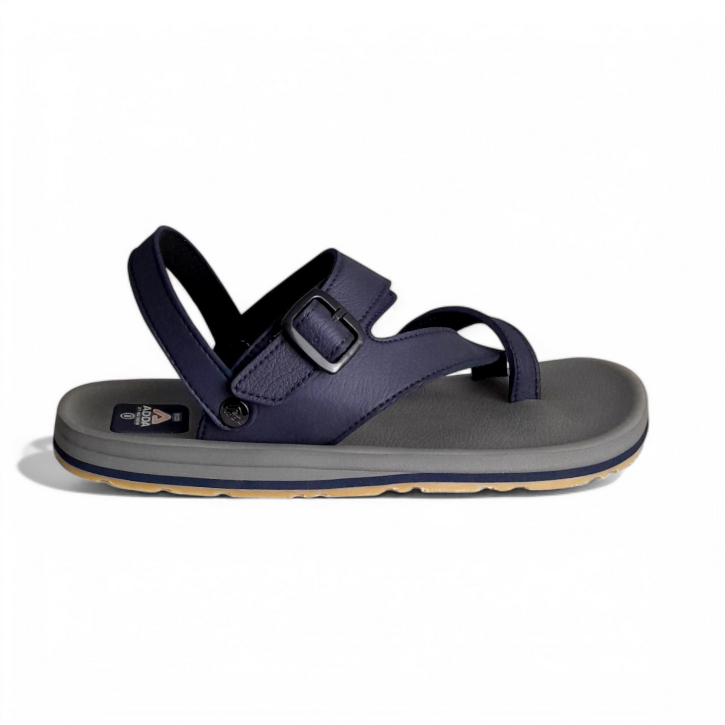 ADDA ROLEX43 GREY/NAVY Men's Sandals