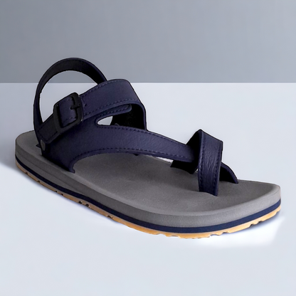ADDA ROLEX43 GREY/NAVY Men's Sandals