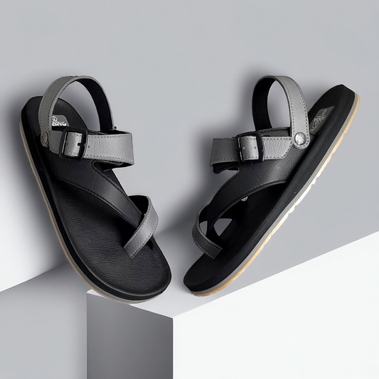 ADDA ROLEX43 BLACK/GREY Men's Sandals