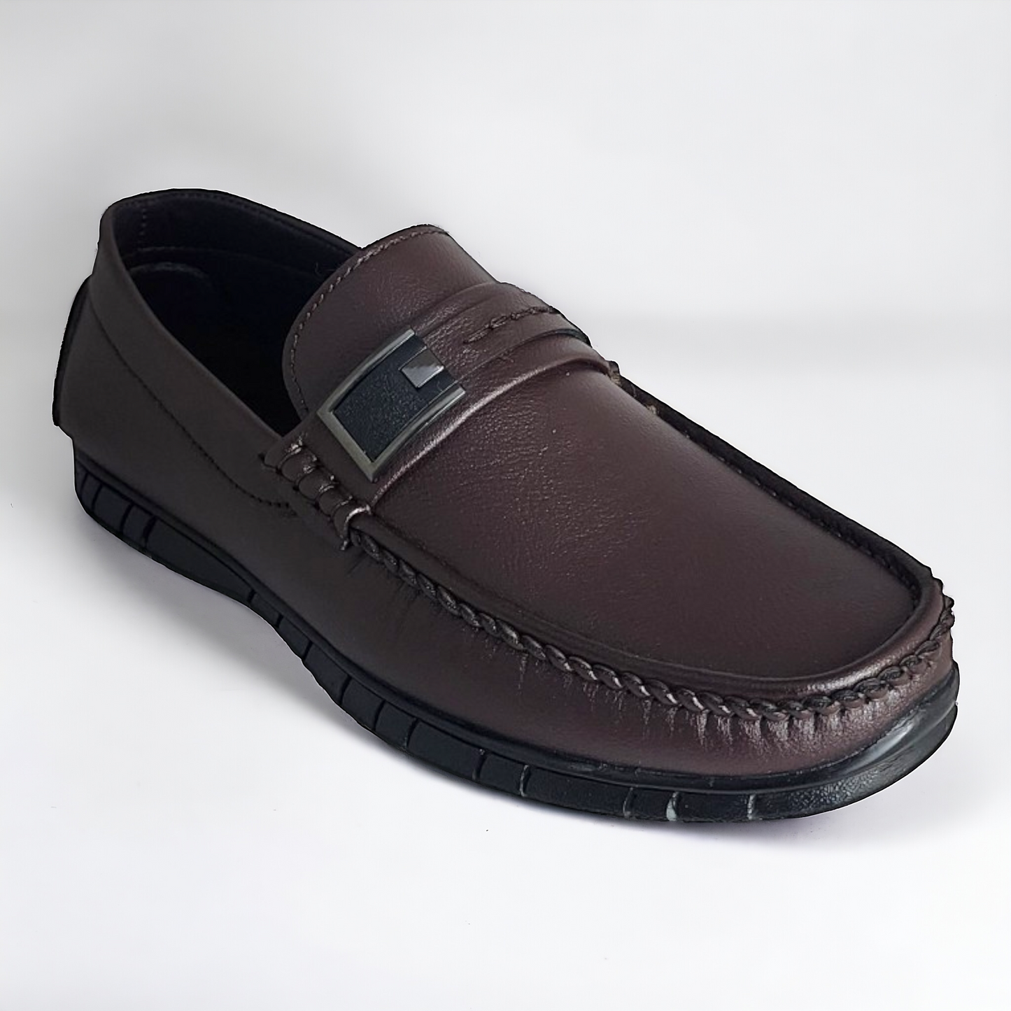 TRY IT 228 BROWN Men's Loafers Shoes
