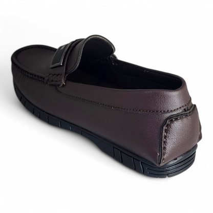 TRY IT 228 BROWN Men's Loafers Shoes