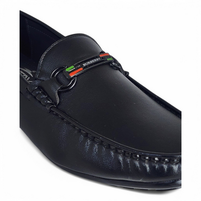 TRY IT 758 BLACK Men's Loafers Shoes