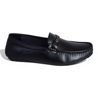 TRY IT 758 BLACK Men's Loafers Shoes