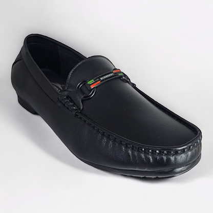 TRY IT 758 BLACK Men's Loafers Shoes