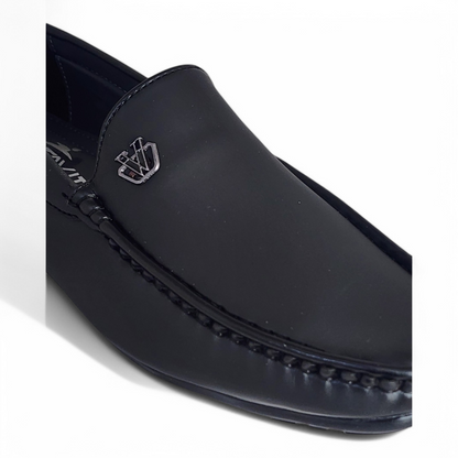 TRY IT 811 BLACK Men's Loafers Shoes