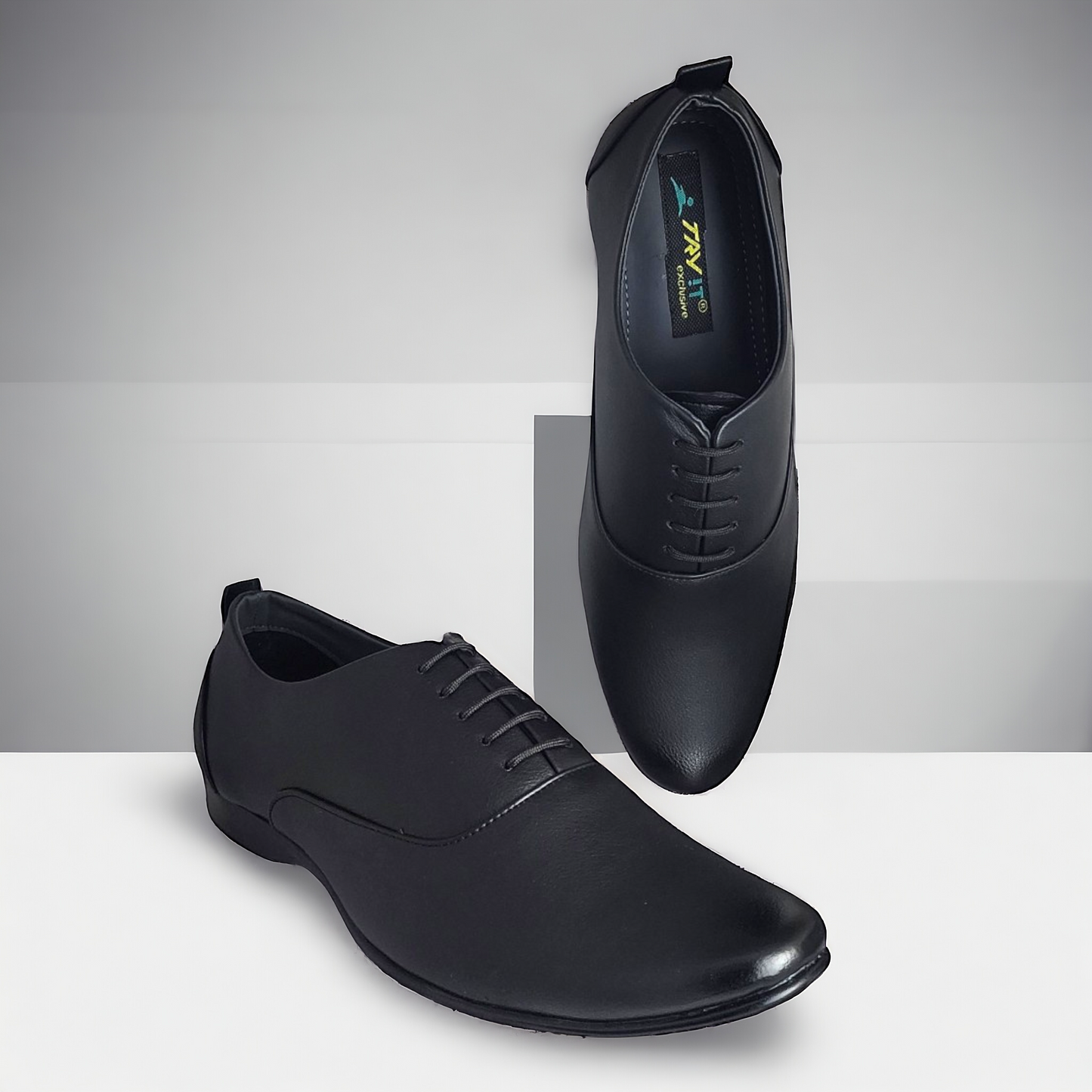 TRY IT 815 BLACK Men's Casual/Partyware Shoes