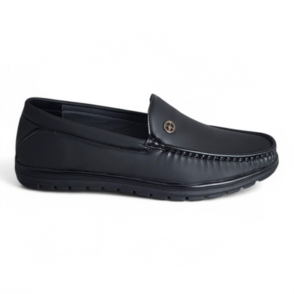 TRY IT 1102 BLACK Men's Loafers Shoes