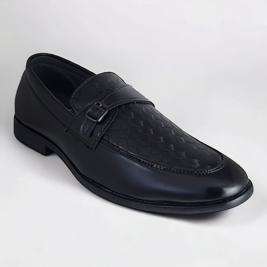 TRY IT 3650 BLACK Men's Loafers Shoes