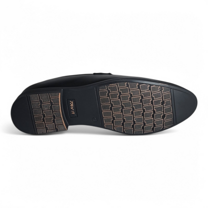 TRY IT 3663 BLACK Men's Loafers Shoes