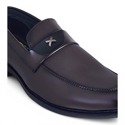 TRY IT 3663 BROWN Men's Loafers Shoes