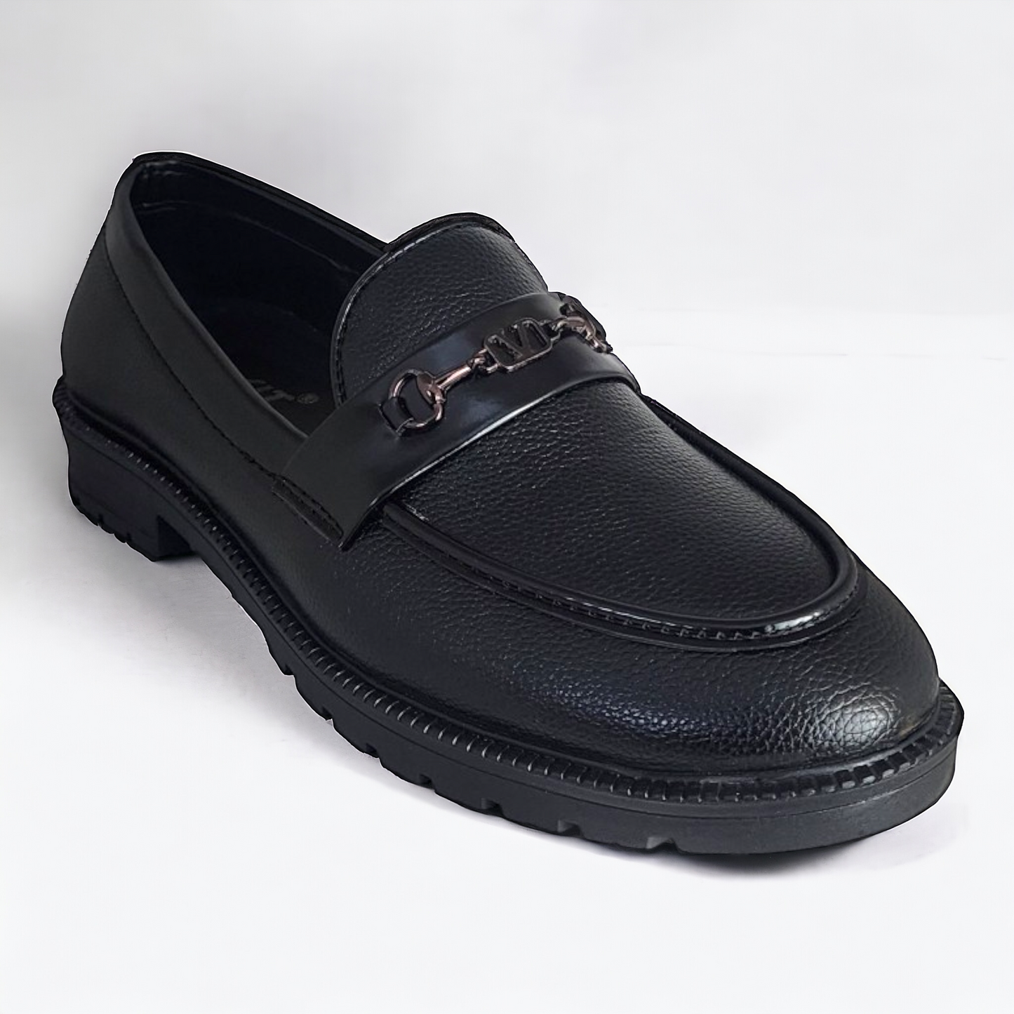 TRY IT 5808 BLACK Men's Loafers Shoes