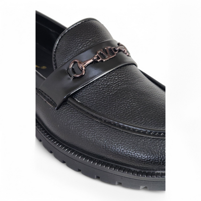 TRY IT 5808 BLACK Men's Loafers Shoes