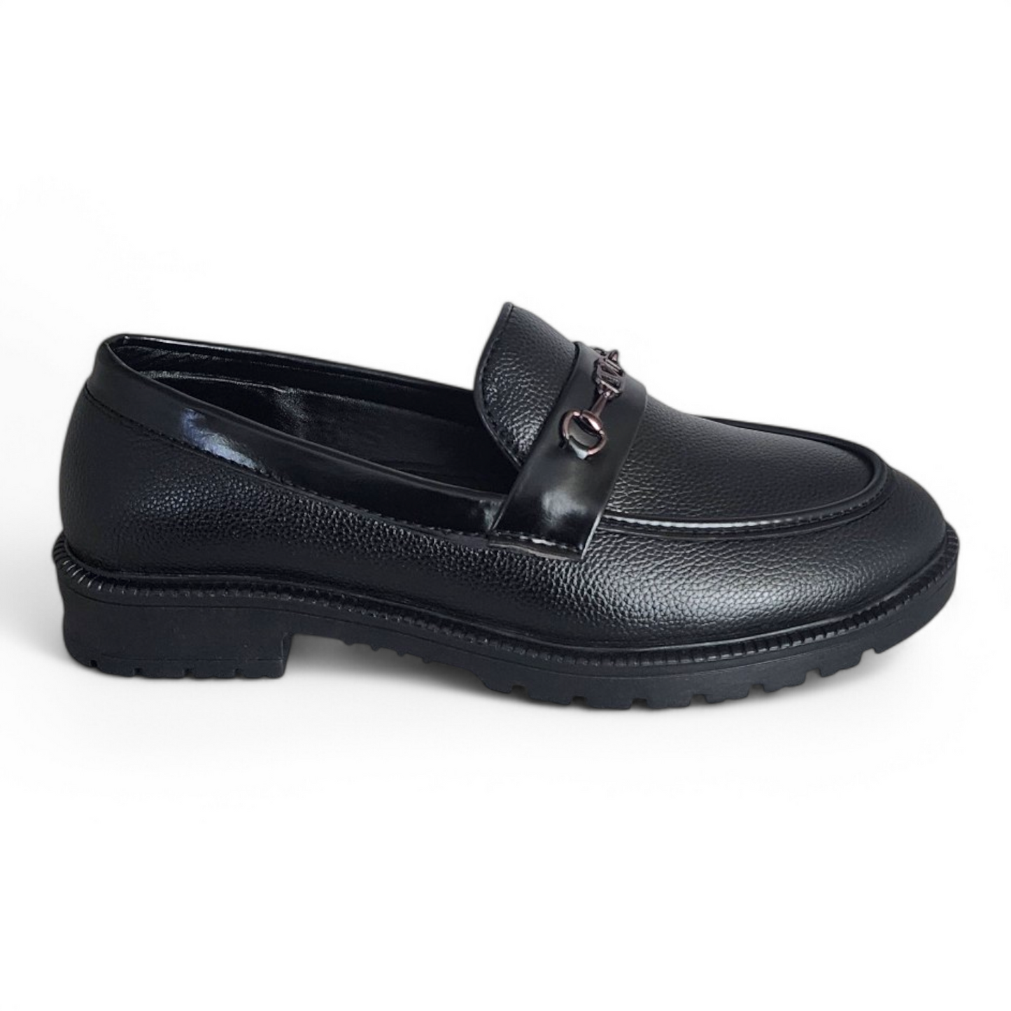 TRY IT 5808 BLACK Men's Loafers Shoes